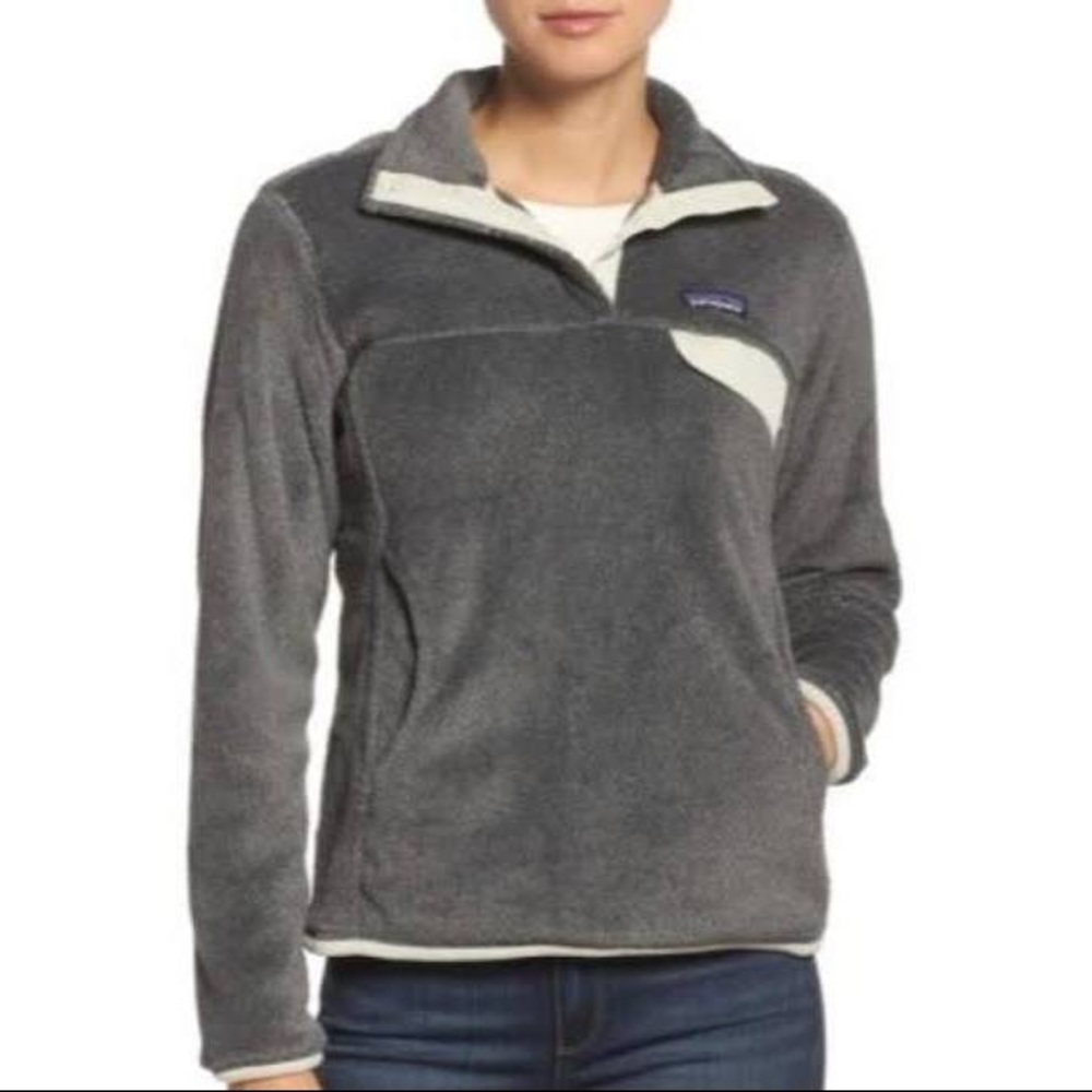 Patagonia Dark Gray Re-Tool Snap T Pullover Fleece